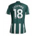 Maillot de foot Manchester United Casemiro #18 Extérieur vêtements 2023-24 Manches Courtes